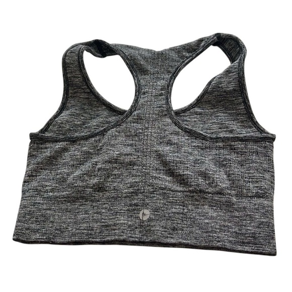 90 Degree Women's Gray Longline Compression Racerback Tank Top Size M Sleeveless - Picture 3 of 5